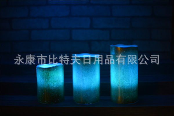 18 key fashionable electronic remote control candle lamp wave mouth wax lamp wedding path lead to change color candle lamp