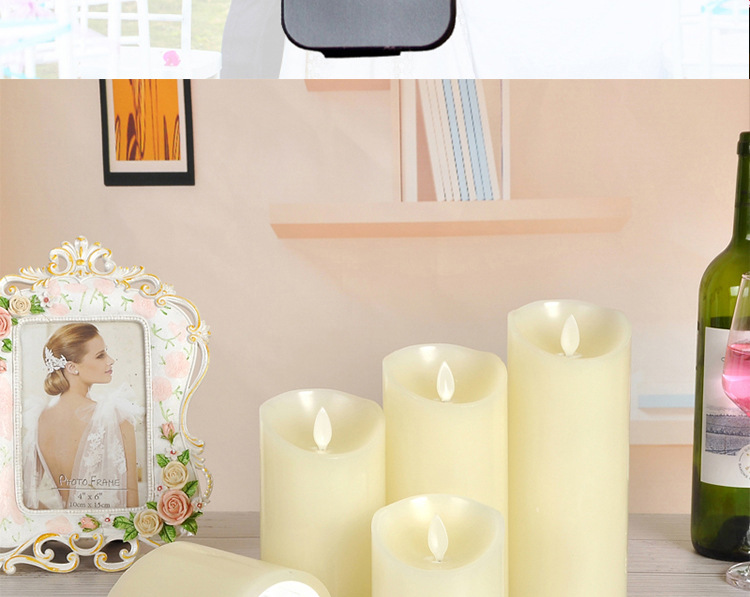 Charging Electric Candle Lamp LED Electronic Candle Smoke-Free Romantic Environmental Protection Wedding Road Lead Script Killing Props Charging Electric Candle Lamp LED Electronic Candle Smoke-Free Romantic Environmental Protection Wedding Road Lead Script Killing Props