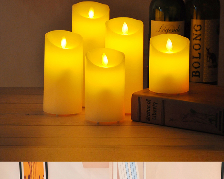 Charging Electric Candle Lamp LED Electronic Candle Smoke-Free Romantic Environmental Protection Wedding Road Lead Script Killing Props Charging Electric Candle Lamp LED Electronic Candle Smoke-Free Romantic Environmental Protection Wedding Road Lead Script Killing Props