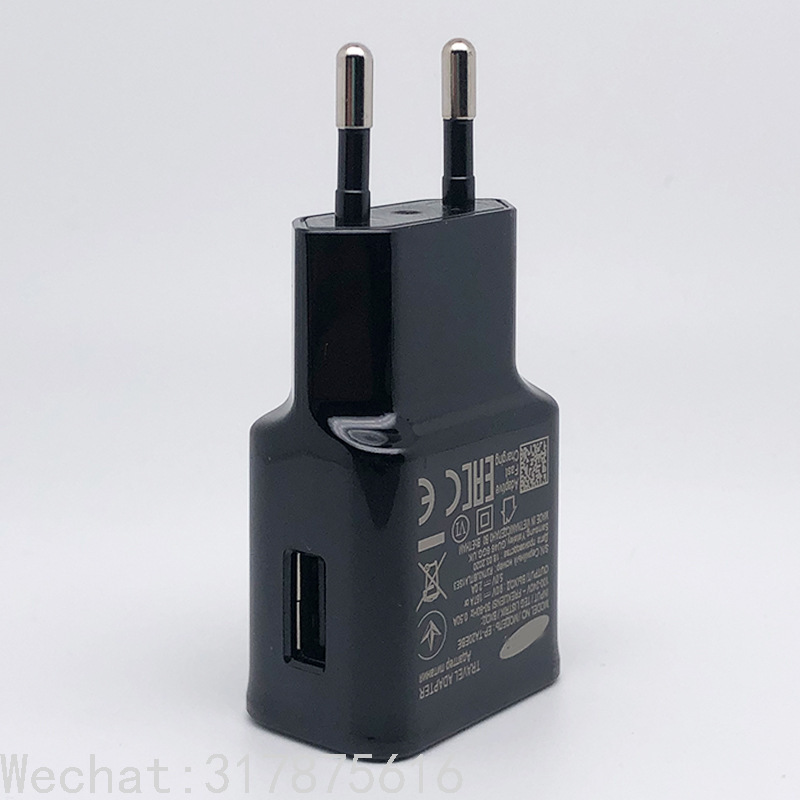 Qc3.0 for Samsung Original S8 Charger Conforming to European Standard Note8/S9 European Standard Fast Charging Head EP-TA20EBE Qc3.0 for Samsung Original S8 Charger Conforming to European Standard Note8/S9 European Standard Fast Charging Head EP-TA20EBE
