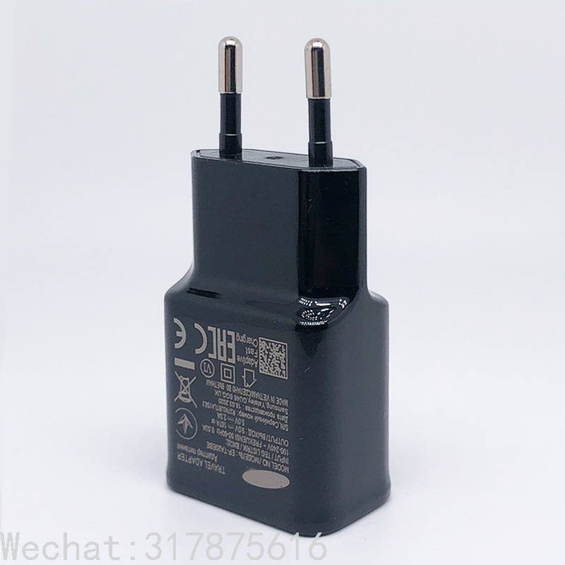 Qc3.0 for Samsung Original S8 Charger Conforming to European Standard Note8/S9 European Standard Fast Charging Head EP-TA20EBE Qc3.0 for Samsung Original S8 Charger Conforming to European Standard Note8/S9 European Standard Fast Charging Head EP-TA20EBE
