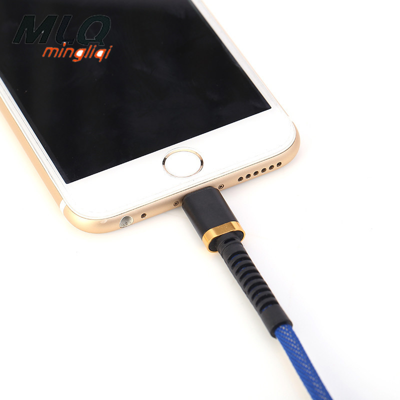 MLQ mingliqi 2m quality i6 mobile phone data cable USB charger cable mobile phone quick charging cable manufacturers direct wholesale