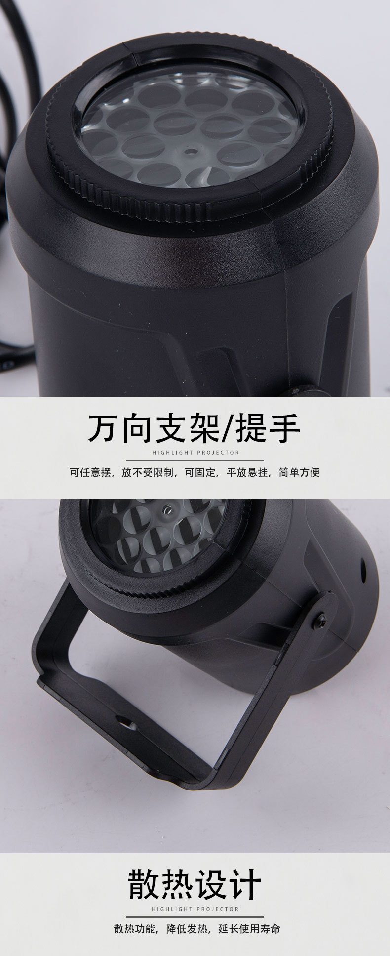 Cross-Border Ledktv Bar Christmas Projection Lamp Colorful Light Pattern Laser Light Voice-Controlled Stage Lighting Supply