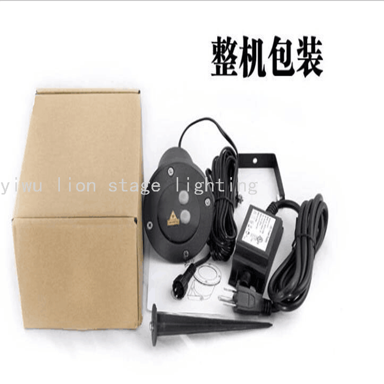 Factory Direct Sales Outdoor Waterproof Ground Cast Aluminum Laser Light Dynamic Starry Garden Lamp Garden Lawn Laser Light