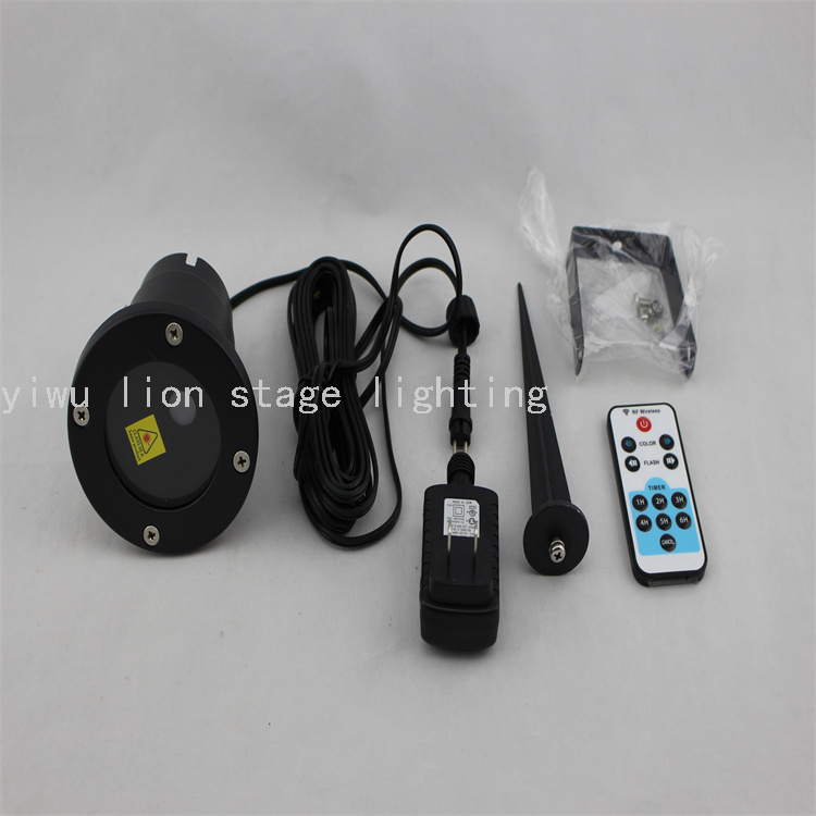 Factory Direct Sales Outdoor Waterproof Ground Cast Aluminum Laser Light Dynamic Starry Garden Lamp Garden Lawn Laser Light