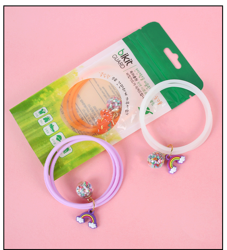 The Silicone mosquito repellent bracelet manufacturers direct creative unicorn pendant heart plant essential oil, anti - mosquito bracelet