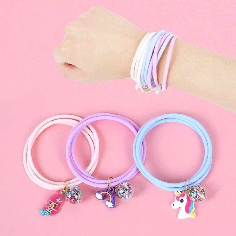 The Silicone mosquito repellent bracelet manufacturers direct creative unicorn pendant heart plant essential oil, anti - mosquito bracelet