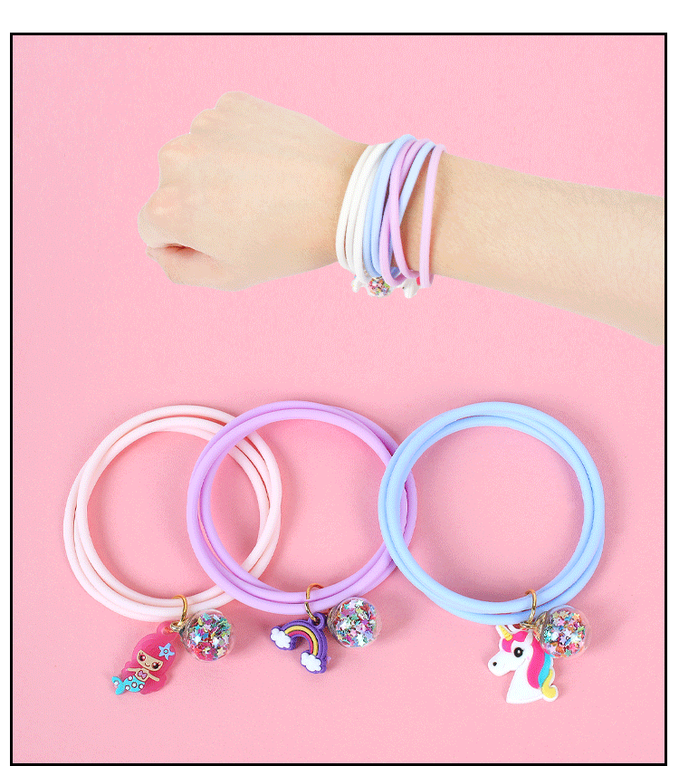 The Silicone mosquito repellent bracelet manufacturers direct creative unicorn pendant heart plant essential oil, anti - mosquito bracelet