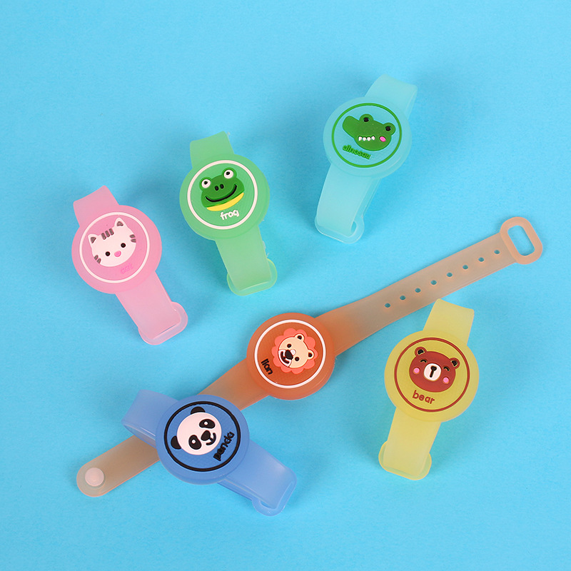 Spot Cartoon Optical mosquito repellent bracelet Independent Color bags of children&#039;s mosquito repellent soft rubber manufacturers wholesale manufacturers