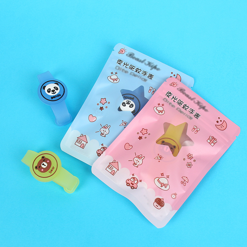 Spot Cartoon Optical mosquito repellent bracelet Independent Color bags of children&#039;s mosquito repellent soft rubber manufacturers wholesale manufacturers