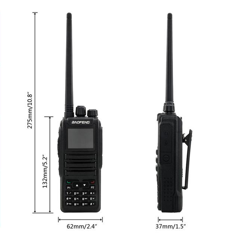 Baofeng DM-1701 Dual-Frequency DMR Digital Interphone Dual-Slot Frequency Modulation Baofeng Can Be Connected to Digital Relay