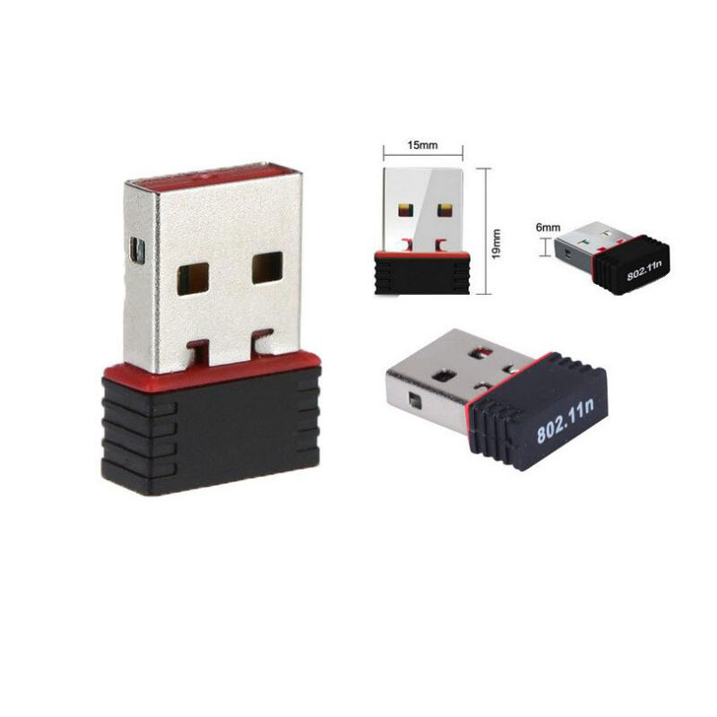 7601 Wireless Network Card USB Mini Computer Full Set Wireless Network Card Desktop WiFi Network Receiver and Transmitter