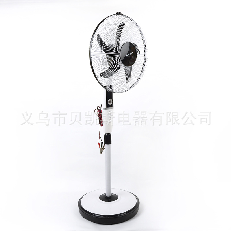 New 12V Solar Rechargeable Floor Fan with Battery Five-Leaf with Light DC-113 Standing Electric Fan Household Outdoor Fan New 12V Solar Rechargeable Floor Fan with Battery Five-Leaf with Light DC-113 Standing Electric Fan Household Outdoor Fan