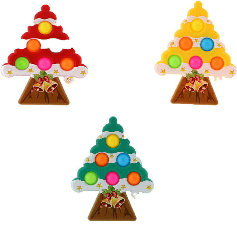 Cross-Border Amazon Hot Sale Vent Decompression Christmas Style Keychain Toy Finger Press Bubble Killing Mouse Pioneer Tuanzi Cross-Border Amazon Hot Sale Vent Decompression Christmas Style Keychain Toy Finger Press Bubble Killing Mouse Pioneer Tuanzi