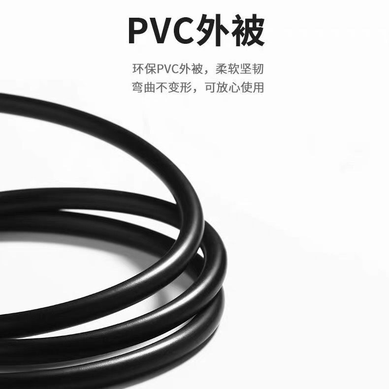 USB Male to Female Extension Cable Luggage Buckle 2.0 Copper Computer U Disk Keyboard and Mouse Data Connection Lengthened Cable