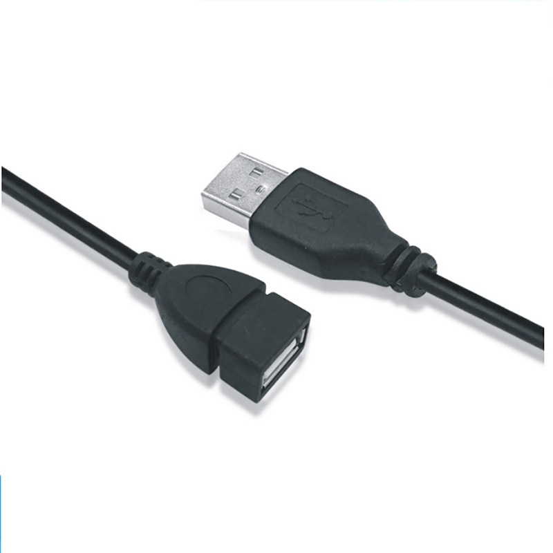 USB Male to Female Extension Cable Luggage Buckle 2.0 Copper Computer U Disk Keyboard and Mouse Data Connection Lengthened Cable