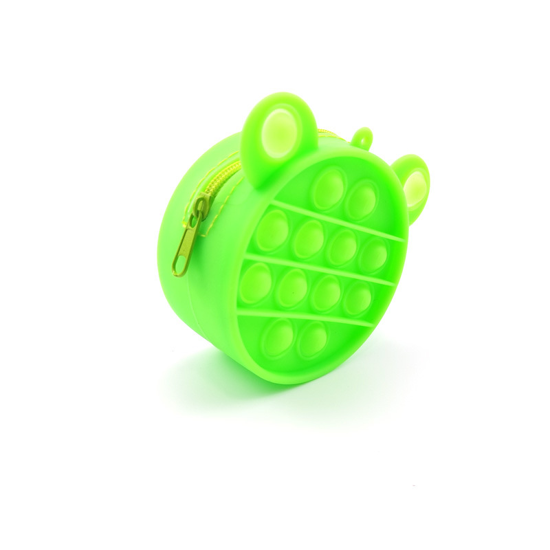 Cross-Border New Coin Purse Mouse Killer Pioneer Desktop Educational Toy Finger Decompression Bubble Mouse Killer Pioneer Coin Purse