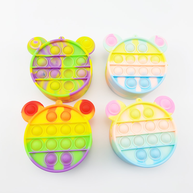 Cross-Border New Coin Purse Mouse Killer Pioneer Desktop Educational Toy Finger Decompression Bubble Mouse Killer Pioneer Coin Purse