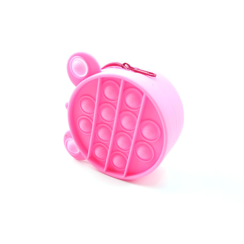 Cross-Border New Coin Purse Mouse Killer Pioneer Desktop Educational Toy Finger Decompression Bubble Mouse Killer Pioneer Coin Purse