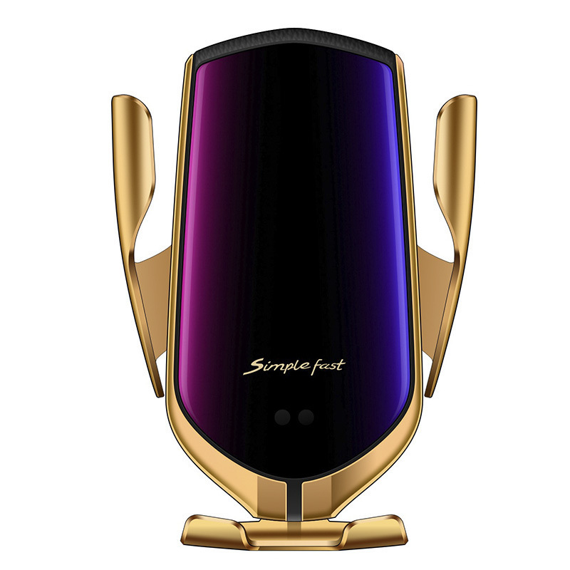 New Smart Infrared Sensor Car Wireless Charger Magic Clip R1 Automatic Car Phone Holder Wireless Charger Electrical Appliances