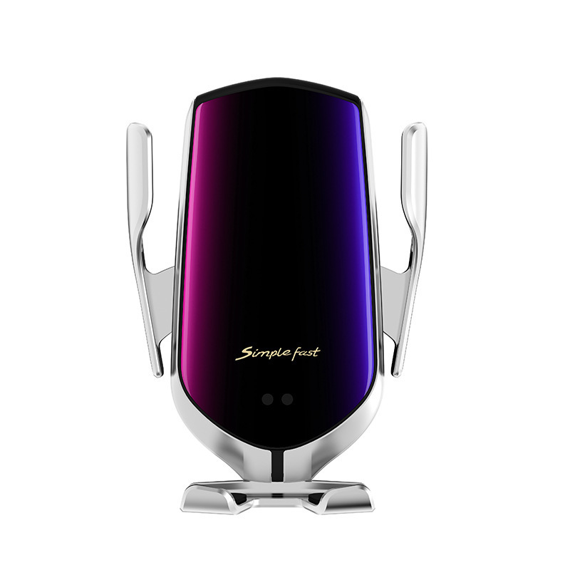 New Smart Infrared Sensor Car Wireless Charger Magic Clip R1 Automatic Car Phone Holder Wireless Charger Electrical Appliances