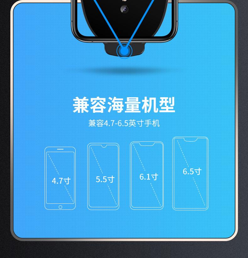 Magic Clip XE Car Universal Wireless Charger Wholesale Mobile Phone Bracket Intelligent Induction 15W Wireless Fast Charging Bracket Magic Clip XE Car Universal Wireless Charger Wholesale Mobile Phone Bracket Intelligent Induction 15W Wireless Fast Charging Bracket