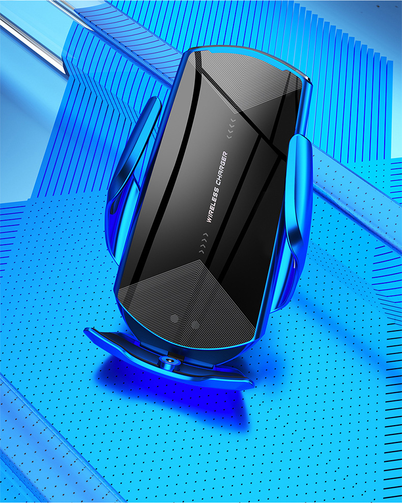 Magic Clip Q2 Car Wireless Charger Mobile Phone Universal Wireless Magnetic Charger Bracket Intelligent Infrared Induction Opening and Closing