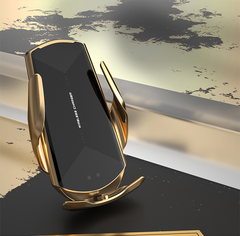 Magic Clip Q2 Car Wireless Charger Mobile Phone Universal Wireless Magnetic Charger Bracket Intelligent Infrared Induction Opening and Closing