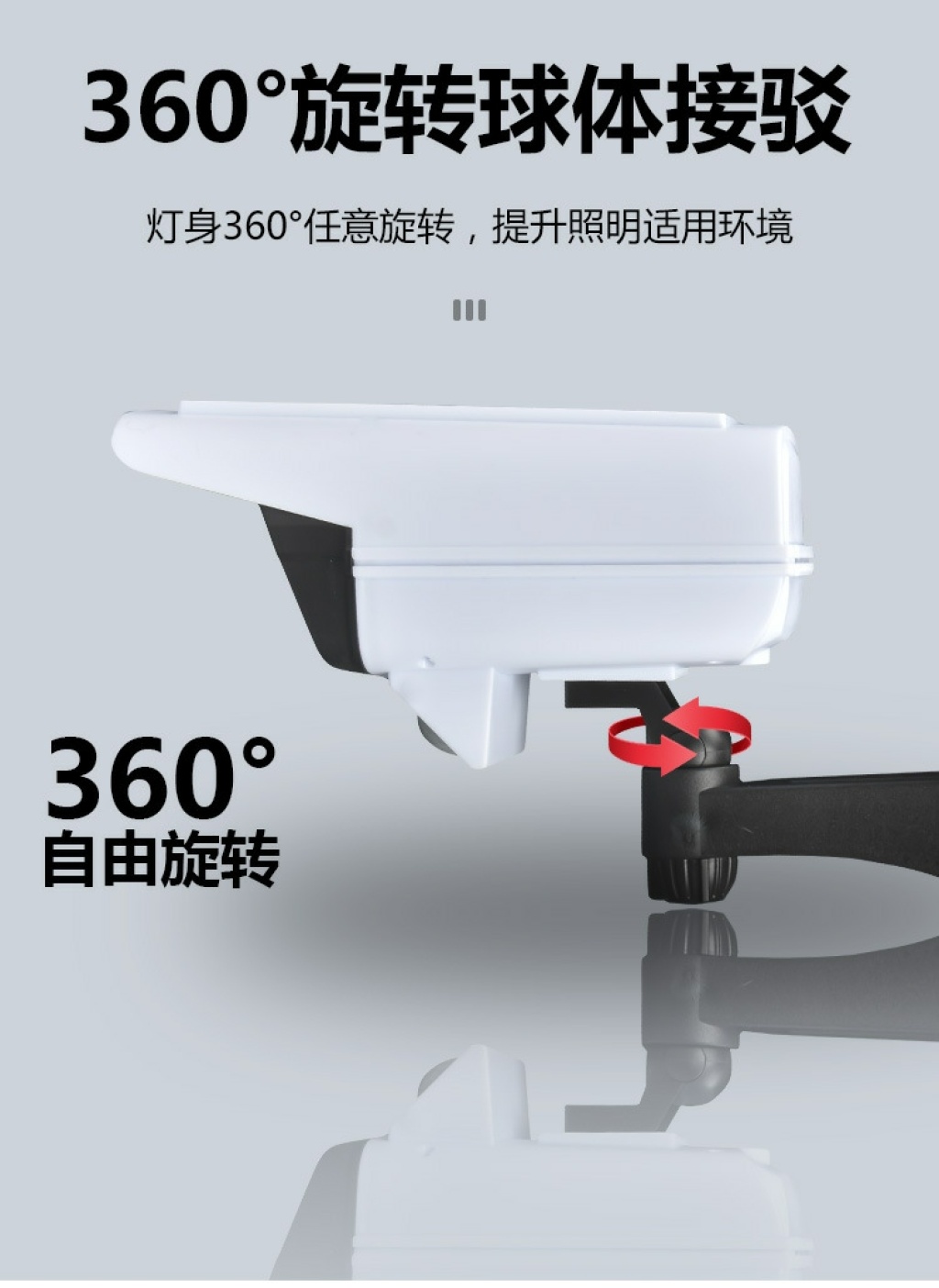 New Solar Camera Courtyard Induction Lamp Simulation Monitor Lamp Intelligent Remote Control Street Lamp Security Lamp Outdoor Wall Lamp