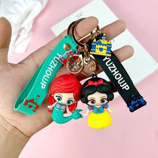 Acrylic Creative Bear Earphone Sleeves Accessories Couple Small Gift Metal Buckle Pendant Women's Key Chain Accessories