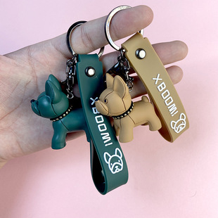 Acrylic Creative Bear Earphone Sleeves Accessories Couple Small Gift Metal Buckle Pendant Women's Key Chain Accessories
