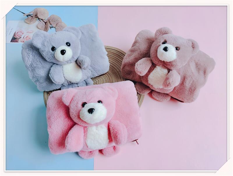 Cartoon New Plush Cute Rechargeable Hand Warmer Hot Water Injection Bag Electric Water Thermal Explosion-Proof Heating Pad Cartoon New Plush Cute Rechargeable Hand Warmer Hot Water Injection Bag Electric Water Thermal Explosion-Proof Heating Pad