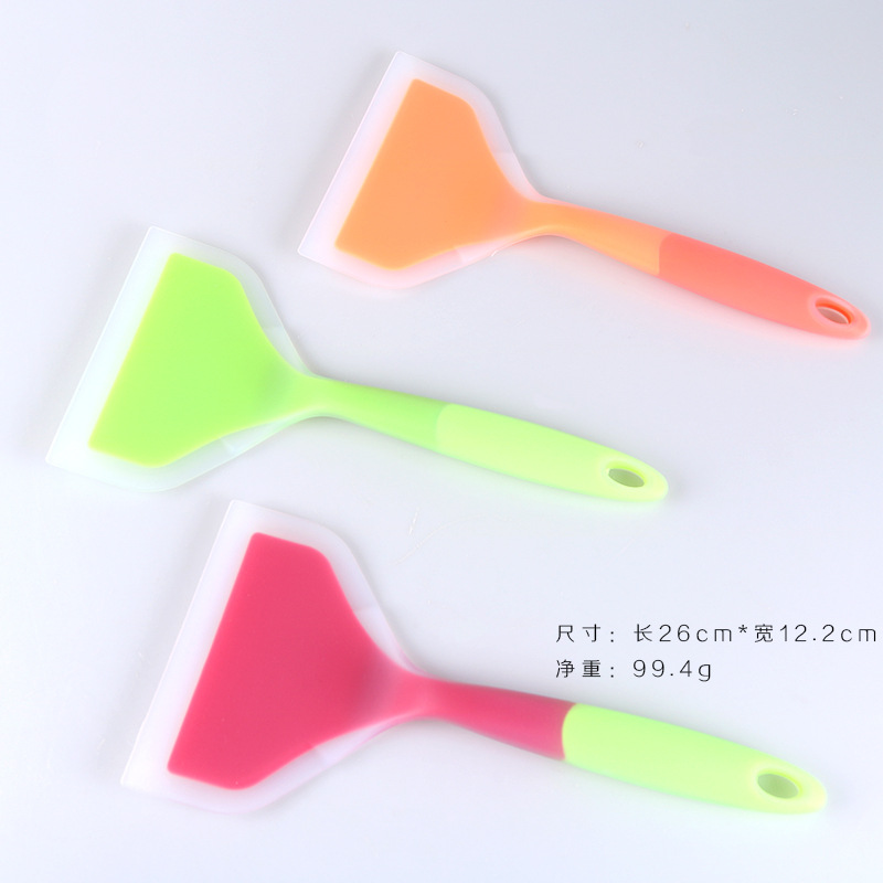 High temperature baking nougat silica gel shovel non - stick pan run thick egg cooker frying pan shovel Jade pot silica gel shovel