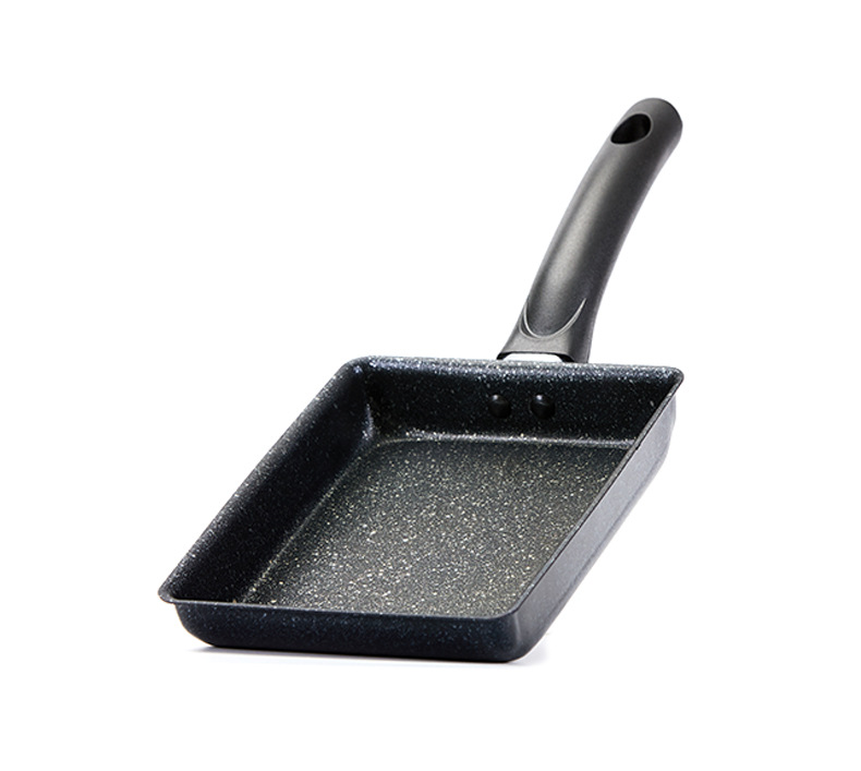 Induction Cooker Universal Japanese Style Tamagoyaki Square Mini Non-Stick Pan Medical Stone Egg Frying Pan Household Flat Bottom Breakfast Pot