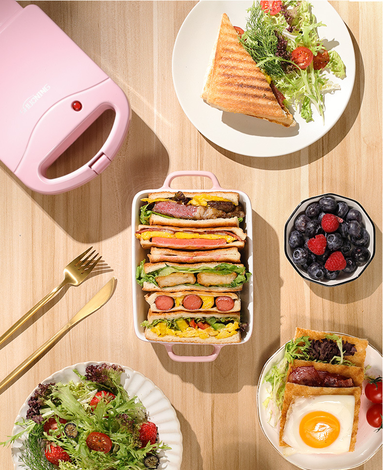 Yidepu Breakfast Machine Multi-Functional Home Bread Maker Factory Direct Sales Toast Can Be Connected to Foreign Trade Sandwich Machine