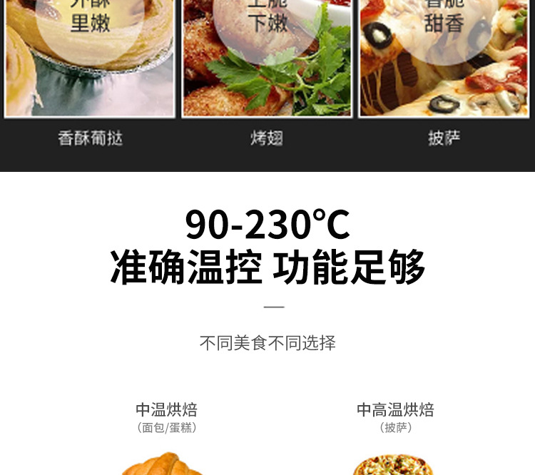 Electric Oven 12L Baking Toaster Oven Multi-Function Temperature Control Mini Cake Machine Bread Maker Toke Gift Wholesale Electric Oven 12L Baking Toaster Oven Multi-Function Temperature Control Mini Cake Machine Bread Maker Toke Gift Wholesale