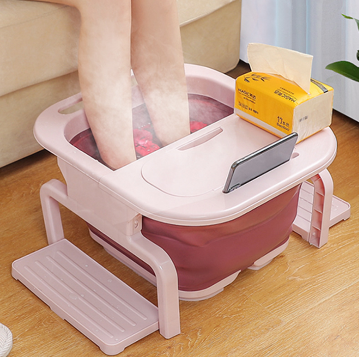 Foldable Roller Massage Foot Washing Basin Dampness Removing and Cold Removing Foot Bath Bucket Healthy Foot Tub Wash Foot Basin Cross-Border Hot Foldable Roller Massage Foot Washing Basin Dampness Removing and Cold Removing Foot Bath Bucket Healthy Foot Tub Wash Foot Basin Cross-Border Hot
