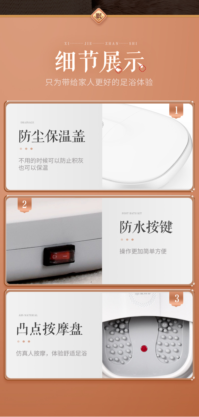 Foldable foot bath barrel heating constant temperature electric massage household small automatic foot tub portable foot massage device Foldable foot bath barrel heating constant temperature electric massage household small automatic foot tub portable foot massage device