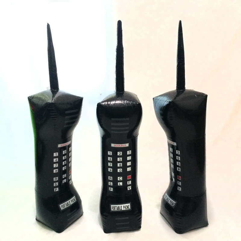 Amazon Wholesale Inflatable Cellular Phone Inflatable Mobile Phone Children's Simulation Telephone Radio Microphone Model Toy