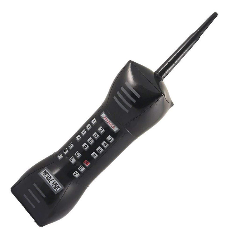 Amazon Wholesale Inflatable Cellular Phone Inflatable Mobile Phone Children's Simulation Telephone Radio Microphone Model Toy