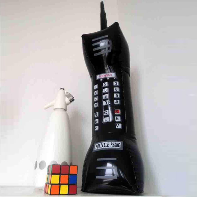 Amazon Wholesale Inflatable Cellular Phone Inflatable Mobile Phone Children's Simulation Telephone Radio Microphone Model Toy