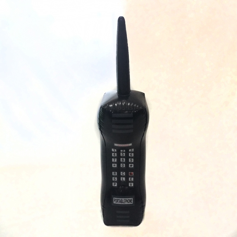 Amazon Wholesale Inflatable Cellular Phone Inflatable Mobile Phone Children's Simulation Telephone Radio Microphone Model Toy