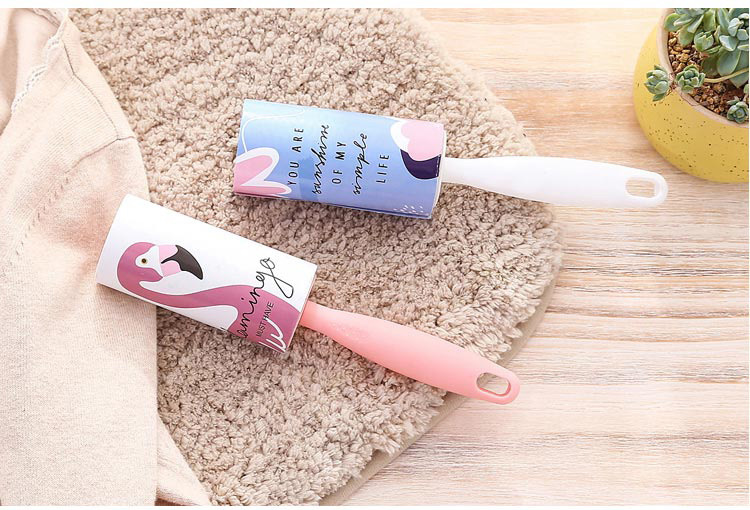 Tearable Lint Remover Sticky Paper Drum-Type Clothes Rolling Paper Mini Rolling Brush Lint Roller Clothes Sticky Hair Remover Paper Core