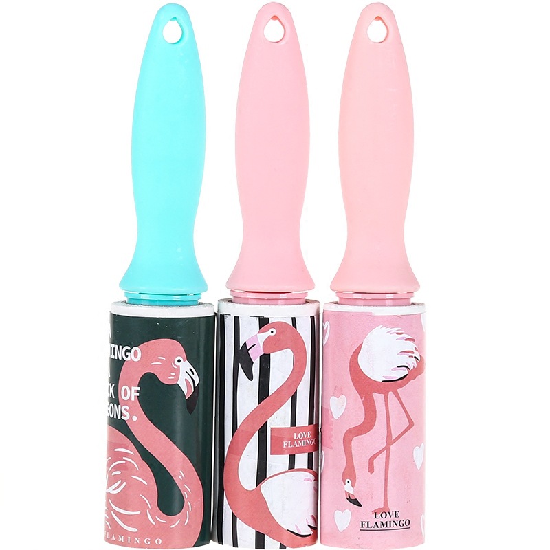 Tearable Lint Remover Sticky Paper Drum-Type Clothes Rolling Paper Mini Rolling Brush Lint Roller Clothes Sticky Hair Remover Paper Core