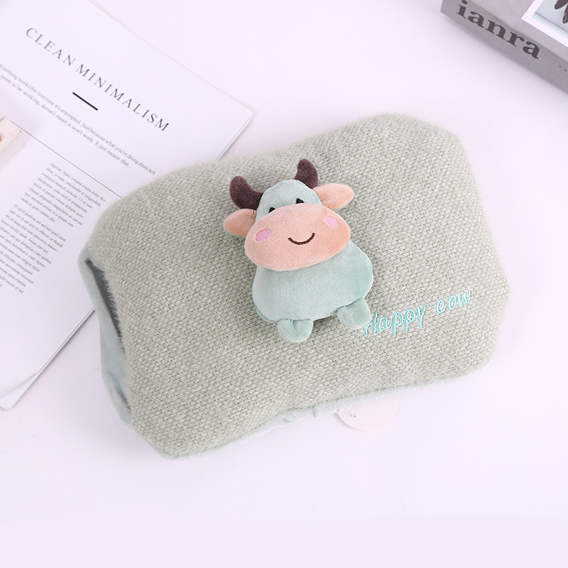 Rechargeable Explosion-Proof Hot Water Bag Cute Plush Electric Hand Warmer Women&#039;s Belly Cute Electric Heater Hot-Water Bag Winter