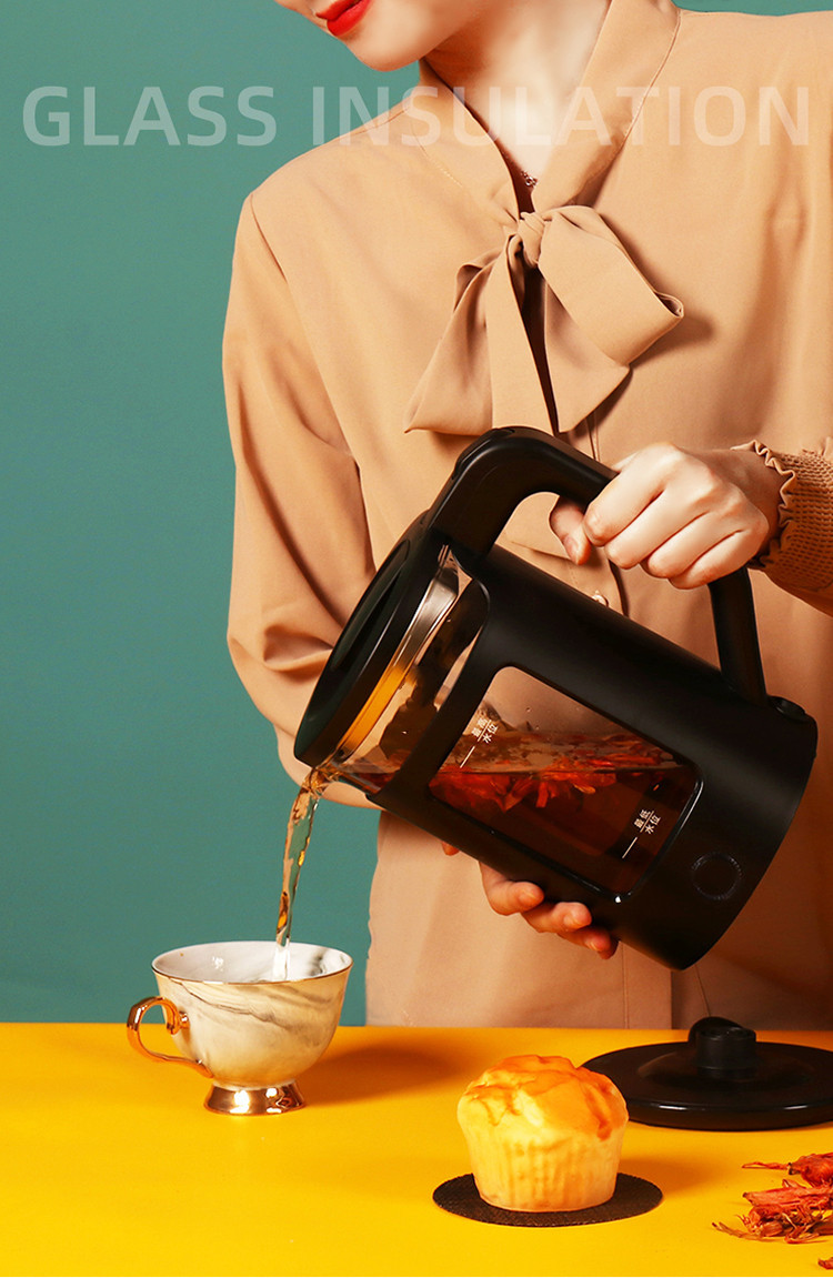 Electric Kettle Glass Health Pot Automatic Household Multi-Functional Office Boiling Water Small Tea Cooker Scented Teapot