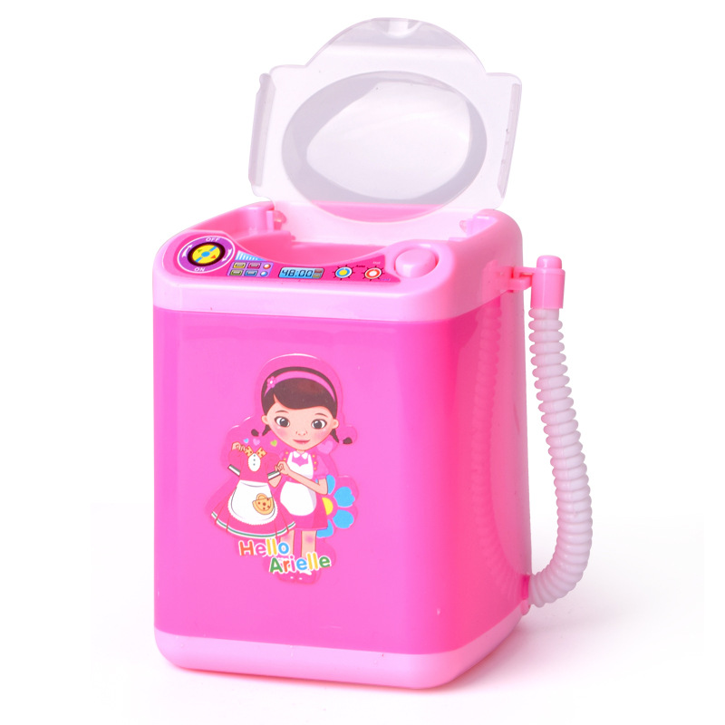 3C Mini Simulation Household Appliances TikTok Same Washing Machine Refrigerator Electric Cooker Water Dispenser Girls Playing House Toy