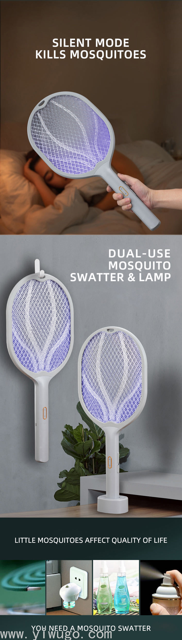 2021 Summer New Home Mosquito Killing Lamp USB Charging Photocatalyst Two-in-One Electric Shock Electric Mosquito Swatter Factory Wholesale 2021 Summer New Home Mosquito Killing Lamp USB Charging Photocatalyst Two-in-One Electric Shock Electric Mosquito Swatter Factory Wholesale