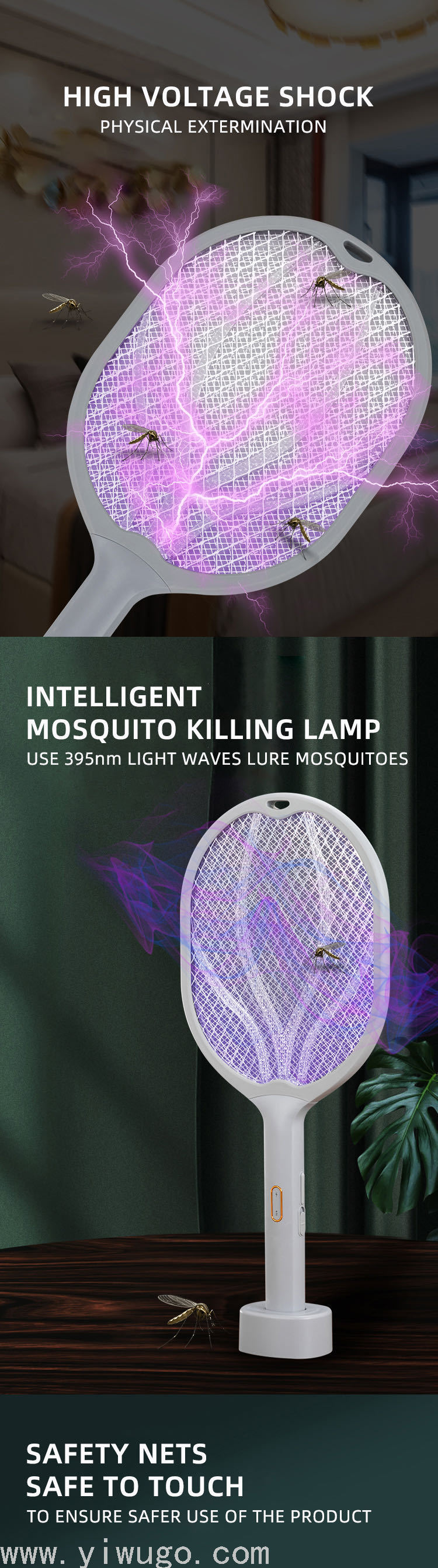 2021 Summer New Home Mosquito Killing Lamp USB Charging Photocatalyst Two-in-One Electric Shock Electric Mosquito Swatter Factory Wholesale 2021 Summer New Home Mosquito Killing Lamp USB Charging Photocatalyst Two-in-One Electric Shock Electric Mosquito Swatter Factory Wholesale