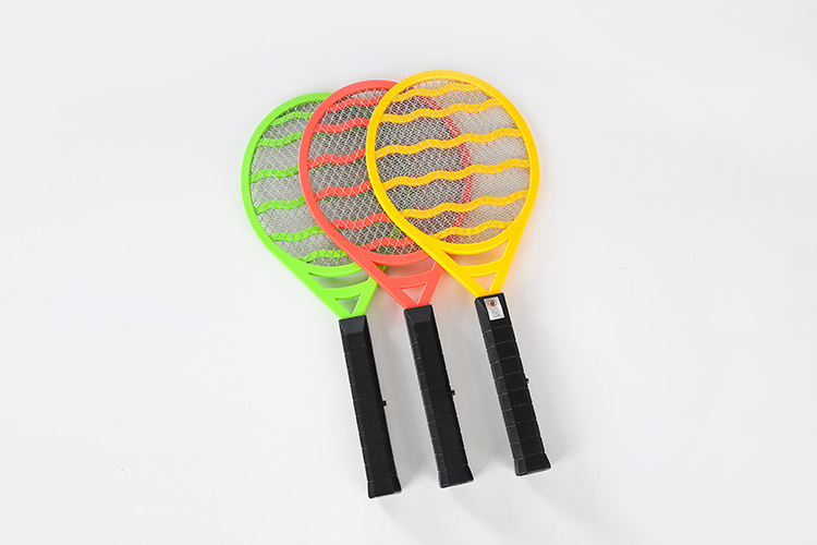 Factory Direct Sales One Piece Dropshipping Household Battery Safety Three-Layer Mesh Electric Mosquito Swatter Flies and Flies